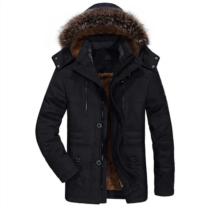 Arthur | Manteau d'Hiver à Capuche en Coton