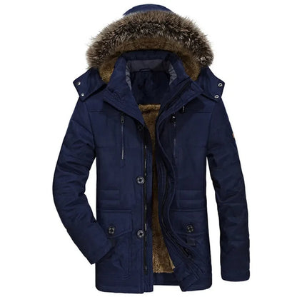 Arthur | Manteau d'Hiver à Capuche en Coton