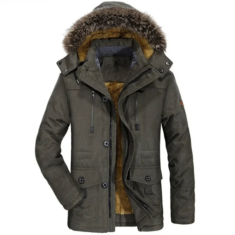 Arthur | Manteau d'Hiver à Capuche en Coton