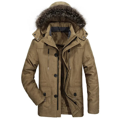 Arthur | Manteau d'Hiver à Capuche en Coton