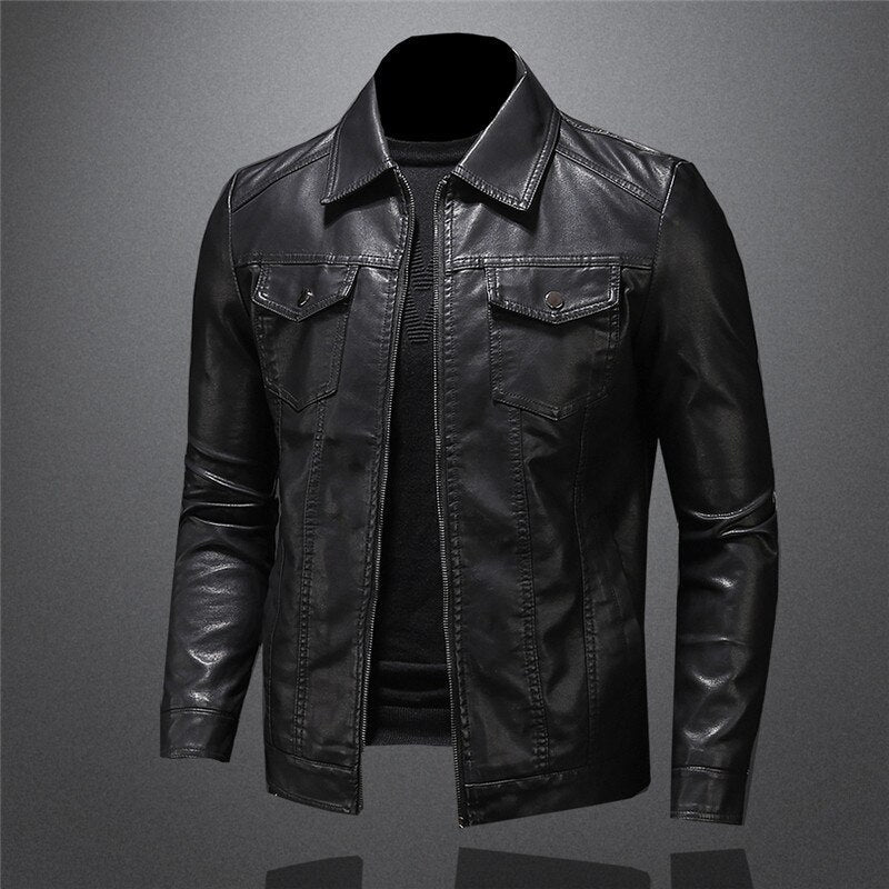 Olivier | Veste Cuir Végan Ajustée