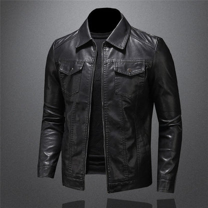 Olivier | Veste Cuir Végan Ajustée